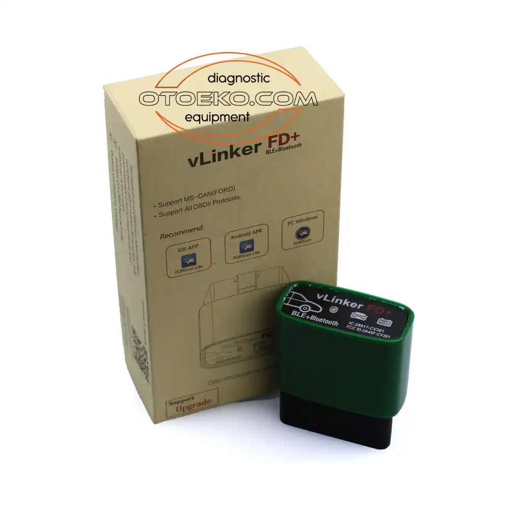جهاز فحص وبرمجة الأنظمة الإلكترونية للسيارات Vgate vLinker FD+ Forscan (Vgate) الاحترافي - 7