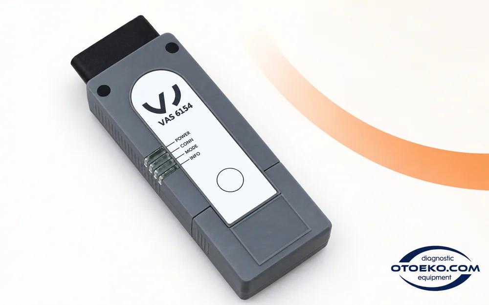 VAS 6154A gövde ve OBD bağlantı ucunun ayrıntısı