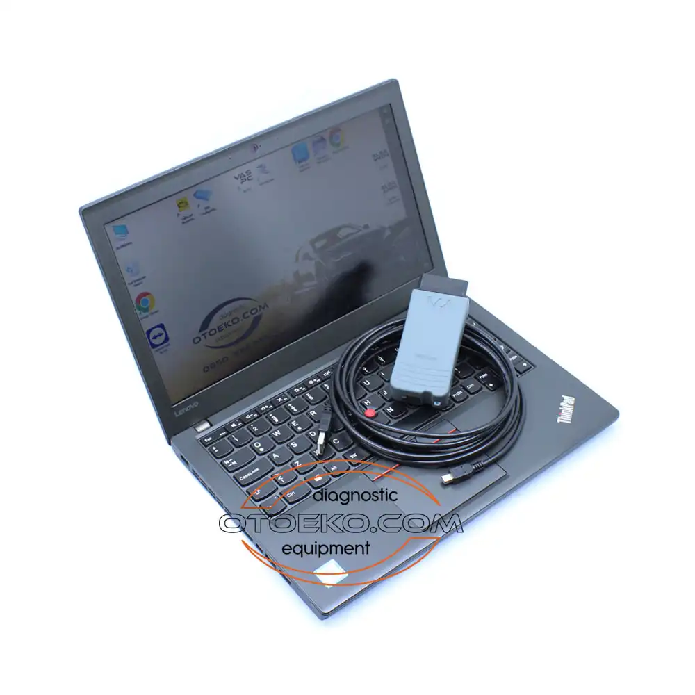 ODIS yazılımları kurulu ve kullanıma hazır laptop.