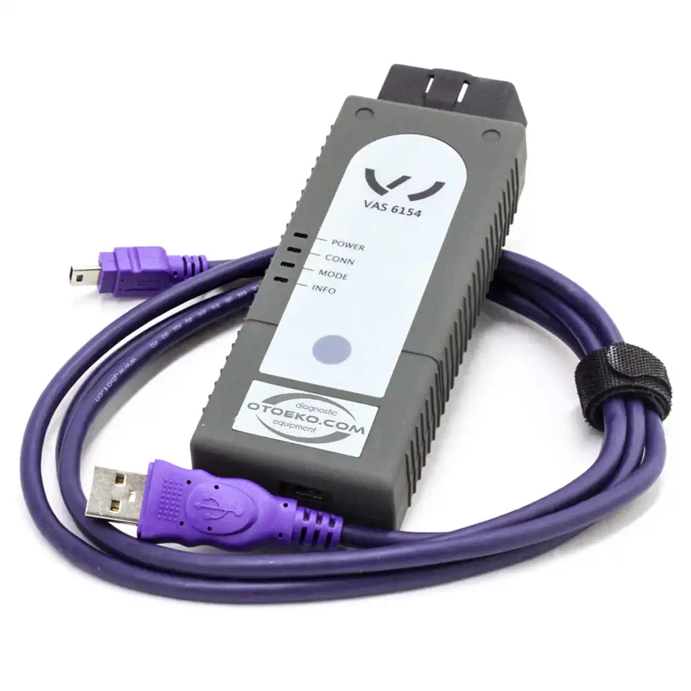 جهاز تشخيص وبرمجة فولكس فاجن وأودي وسيات وسكودا (VAG) VAS 6154 المتوافق مع ODIS Service & Engineering (Wi-Fi + USB) - 6