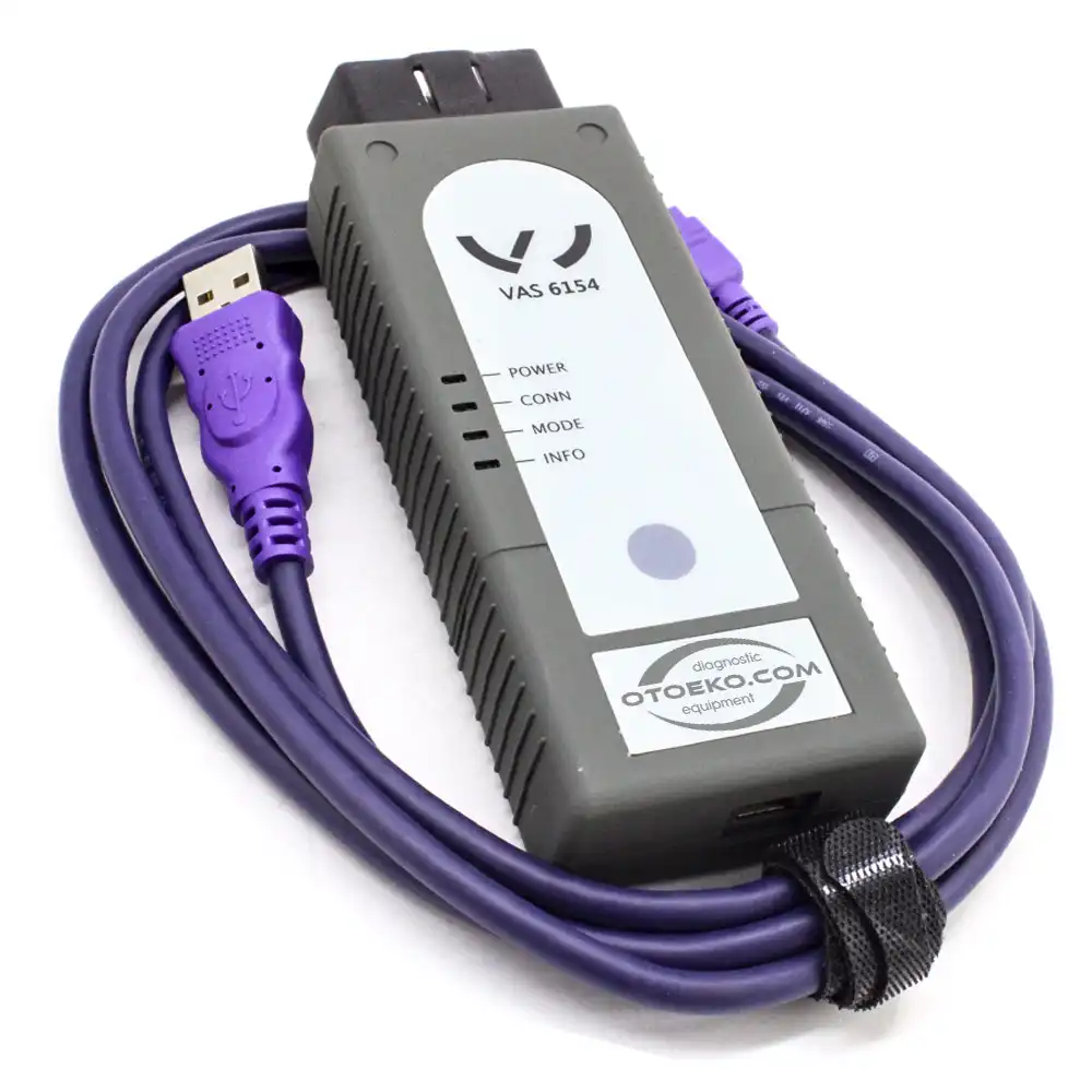جهاز تشخيص وبرمجة فولكس فاجن وأودي وسيات وسكودا (VAG) VAS 6154 المتوافق مع ODIS Service & Engineering (Wi-Fi + USB) - 8
