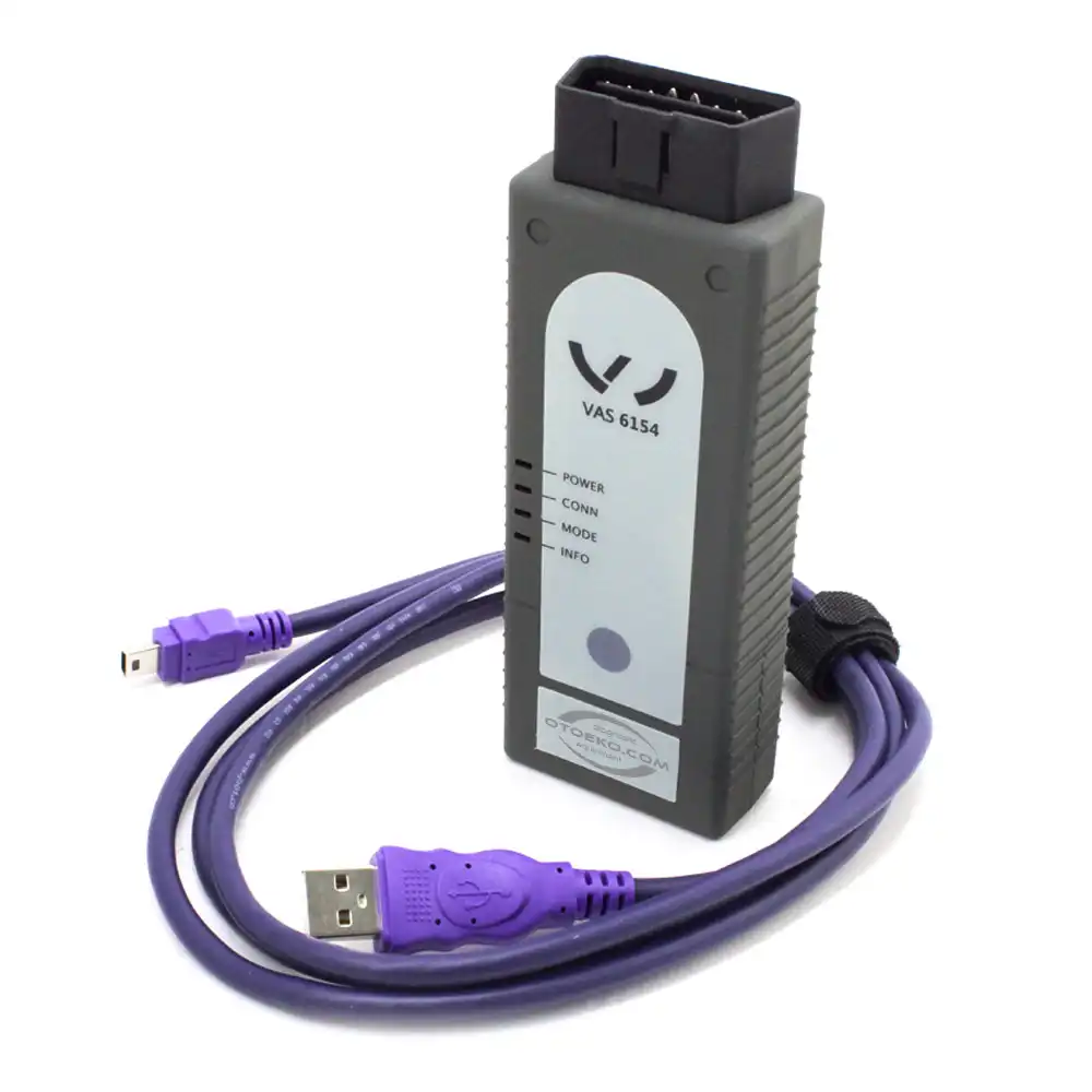 جهاز تشخيص وبرمجة فولكس فاجن وأودي وسيات وسكودا (VAG) VAS 6154 المتوافق مع ODIS Service & Engineering (Wi-Fi + USB) - 9