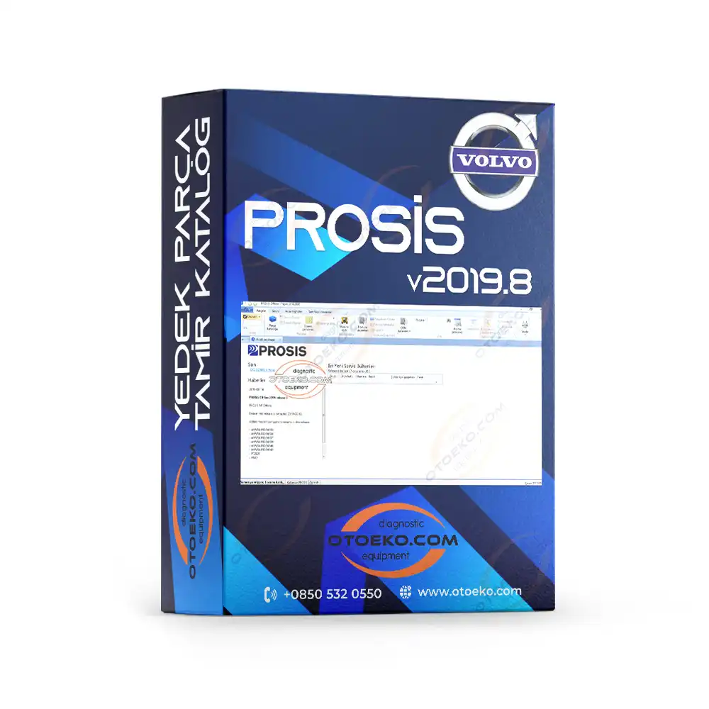 برنامج التشخيص والصيانة الاحترافي Volvo Prosis Tamir Katalog & Yedek Parça Yazılımı (Volvo) — تثبيت عن بعد عبر TeamViewer