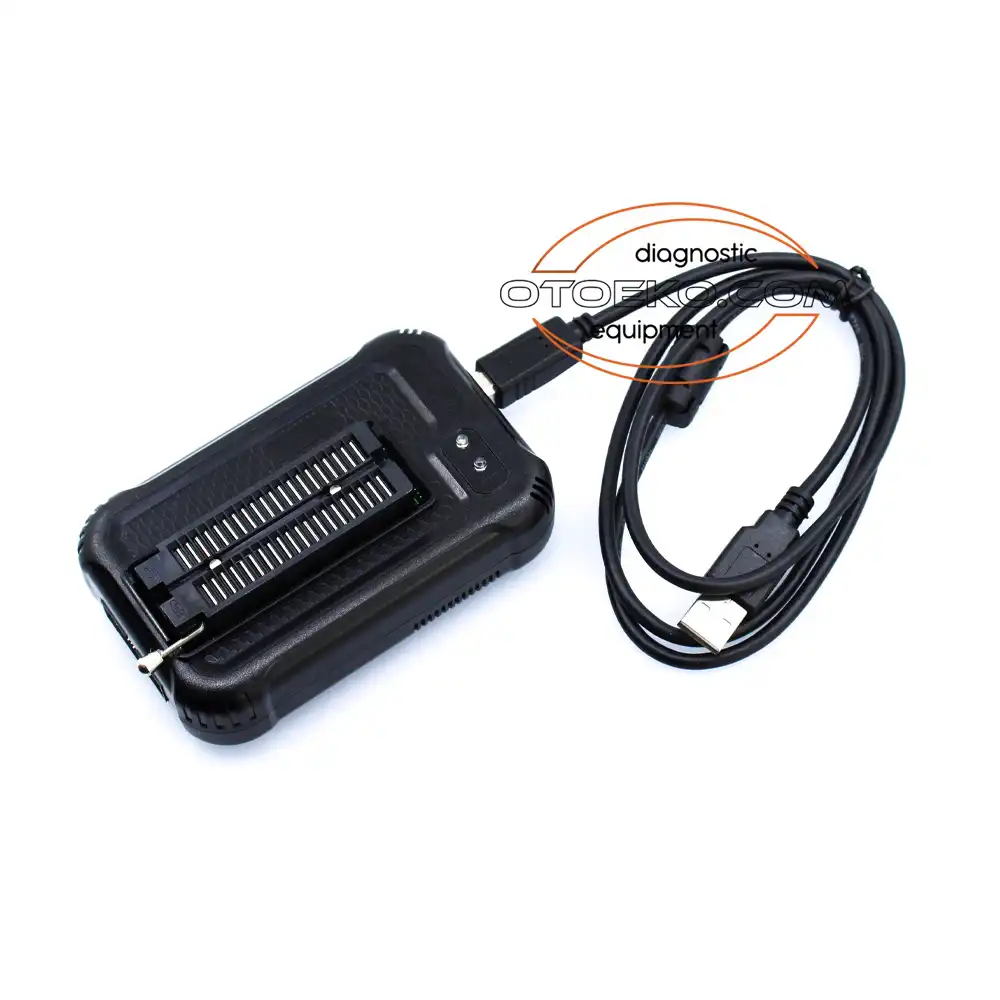 مبرمجة الشرائح الشاملة XGECU Mini Pro T48 (TL866-3G) EEPROM / NAND / EMMC (مع طقم 39 أدابتر)