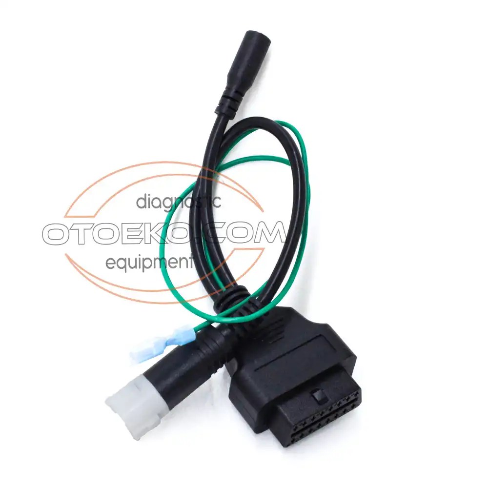 كابل ووصلة الفحص والتشخيص الصناعية Yamaha 3 Pin + Güç Kablosu - Obd2 (Yamaha) عالية الاعتمادية