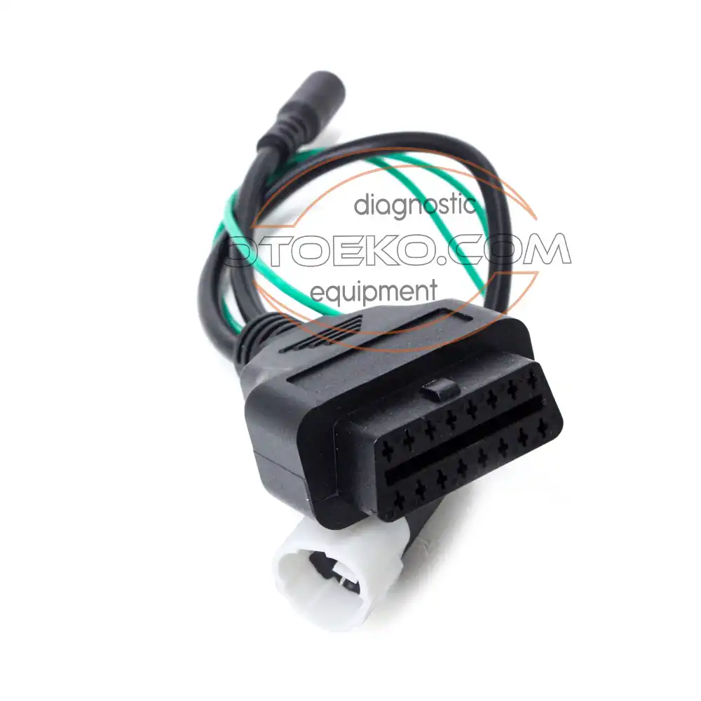 كابل ووصلة الفحص والتشخيص الصناعية Yamaha 3 Pin + Güç Kablosu - Obd2 (Yamaha) عالية الاعتمادية - 2