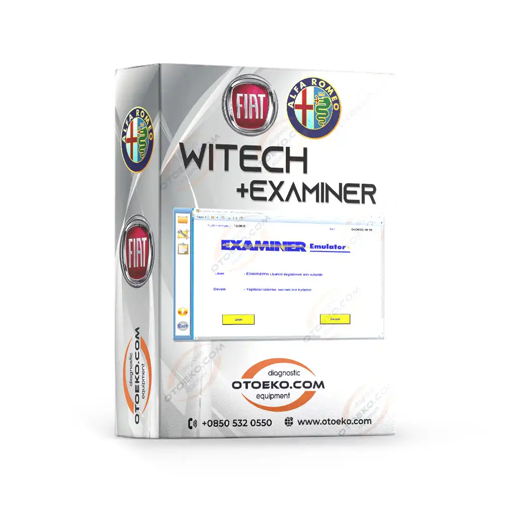 wiTECH Launcher ve Examiner v17.05 Diagnostic Software / (Turkish Interface)