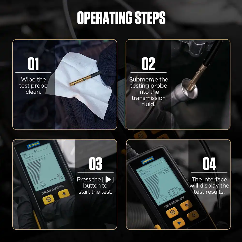 AUTOOL AS505 Çalışma Adımları