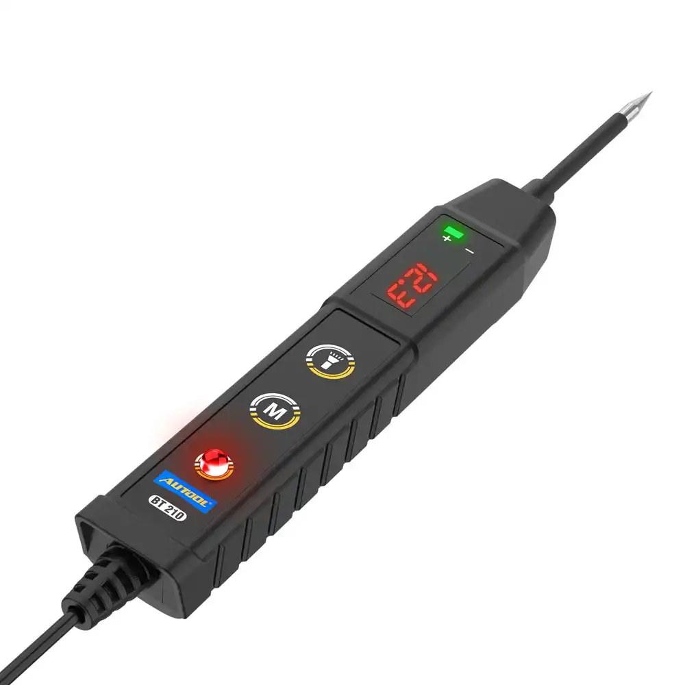 AUTOOL BT210 Devre Kontrol Kalemi kutu içeriği