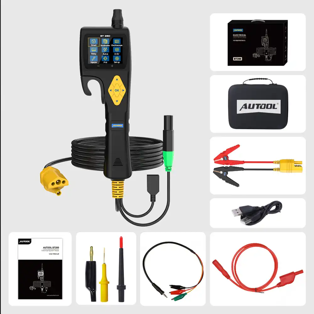 Autool BT280 Devre ve Tesisat Test Kontrol Cihazı - 5