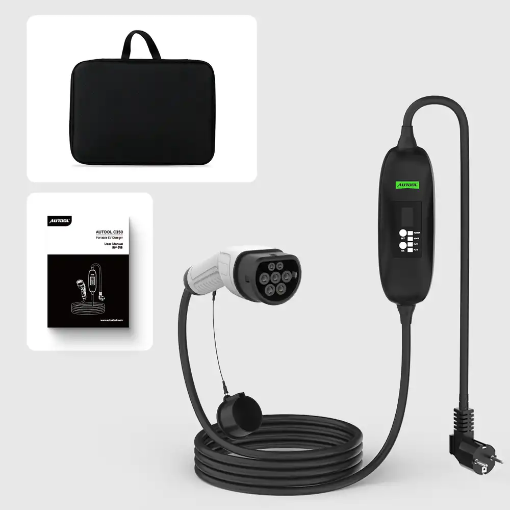 AUTOOL C350 Elektrikli Araç Şarj Aleti - Görsel 6