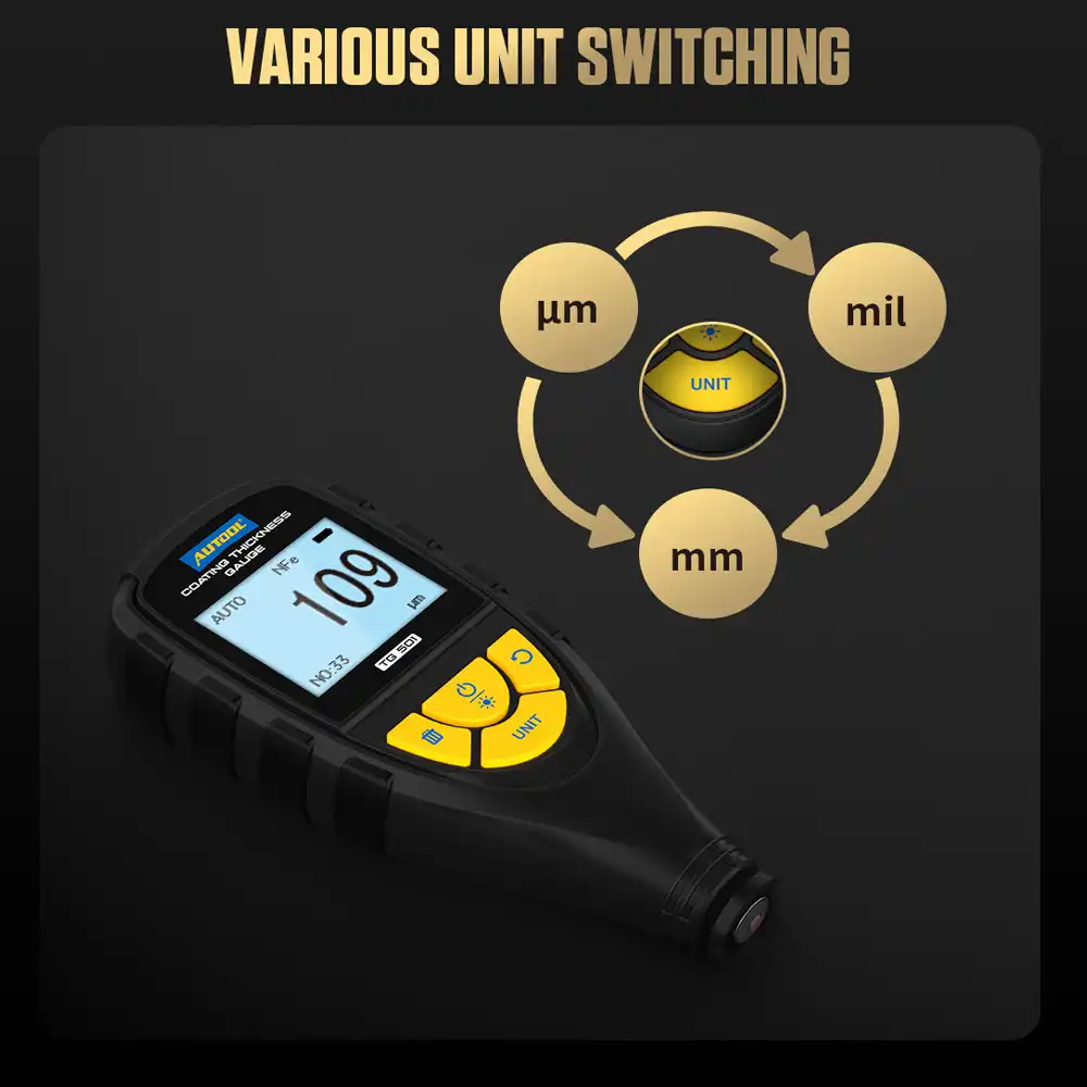 AUTOOL TG501 Çeşitli Ünite Anahtarlama