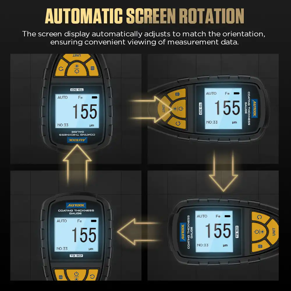 AUTOOL TG501 Otomatik Ekran Döndürme