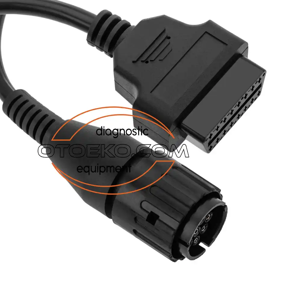 Bmw 10 Pin - Obd2 Dönüştürücü Kablo Soketi - 4