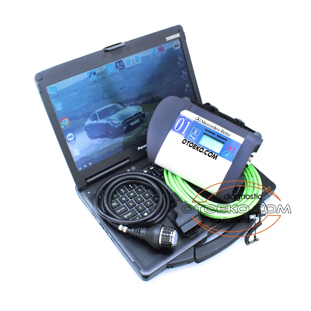 Mercedes C4 Arıza Tespit Cihazı Doipli + Laptop - 3