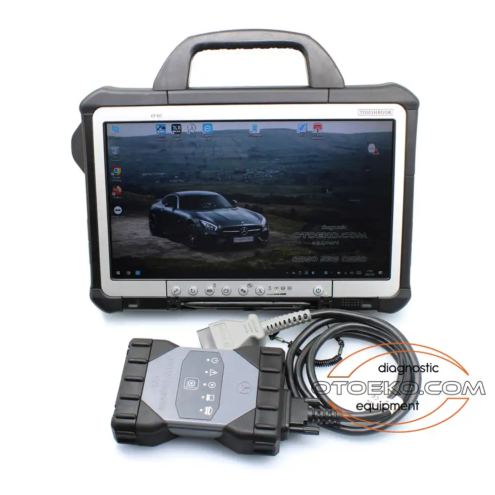 Mercedes C6 Arıza Tespit Cihazı Orjinal + Panasonic Tablet