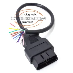 Obd2 16 Pin Ucu Açık Erkek Uzatma Kablosu / 30 CM