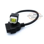 Delphi Bosch 6 Pin - Obd2 Dönüştürücü Kablo Soketi - Görsel 3