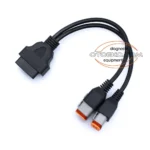 Harley Davidson 4 + 6 Pin - Obd2 Dönüştürücü Kablo Soketi - Görsel 2