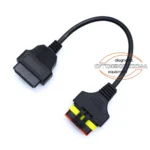 Benelli 6 Pin - Obd2 Dönüştürücü Kablo Soketi - Görsel 2