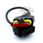 Benelli 6 Pin - Obd2 Dönüştürücü Kablo Soketi - Görsel 4