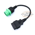 J1939 9 Pin - Obd2 Dönüştürücü Kablo Soketi / Dişi - Yeşil - Görsel 2