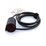 Wabco J1939 9 Pin – RS232 Dönüştürücü Kablo Soketi - Görsel 7