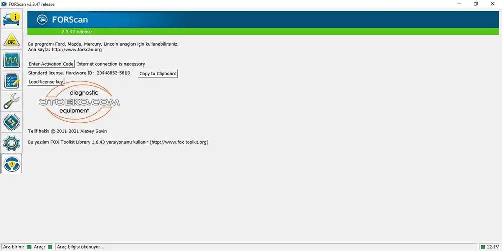 FORScan Online Ekran Görüntüsü