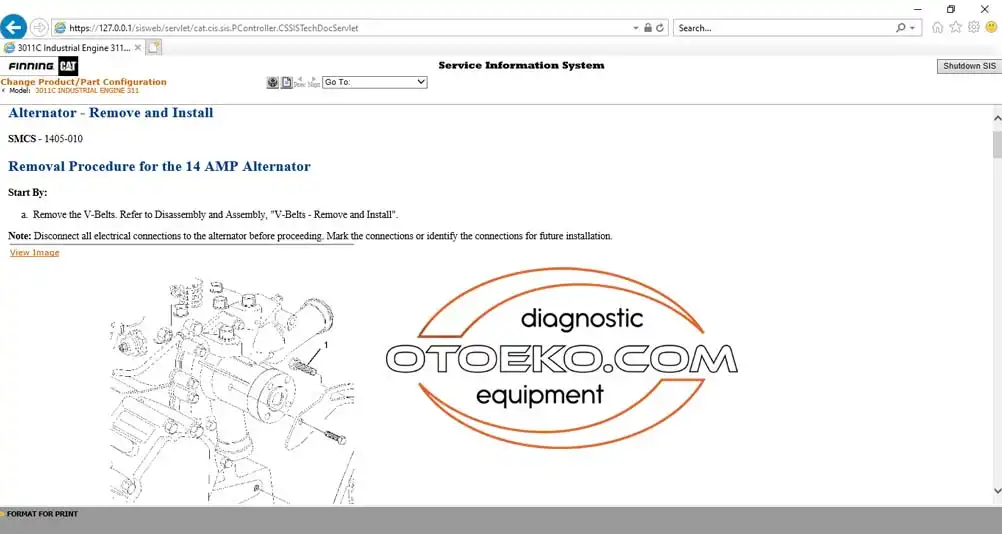 CAT Service Information System Interface 3