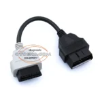 Fiat Multiecuscan OBD2 A6 Adaptörü - Gri Kablo - Görsel 2