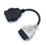 Fiat Multiecuscan OBD2 A6 Adaptörü - Gri Kablo - Görsel 3