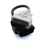 Fiat Multiecuscan OBD2 A6 Adaptörü - Gri Kablo - Görsel 5