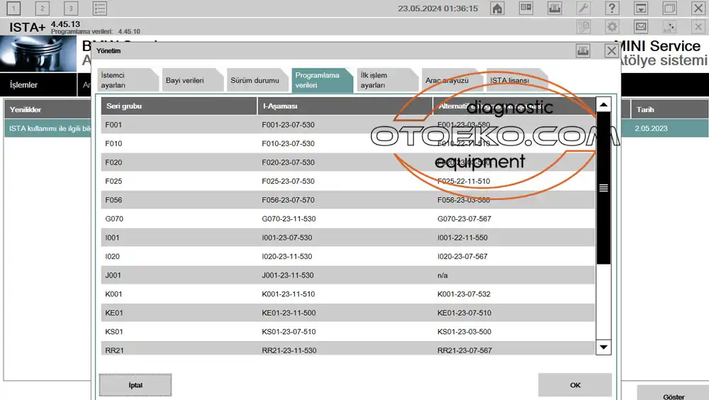 BMW ISTA+ Diagnostik Fonksiyonları
