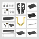 Autool MMT553 Profesyonel Tekerlekli Diagnostik Standı - Görsel 5