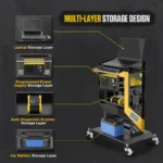 Autool MMT553 Profesyonel Tekerlekli Diagnostik Standı - Görsel 6