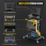 Autool MMT553 Profesyonel Tekerlekli Diagnostik Standı / Profesyonel - Görsel 3