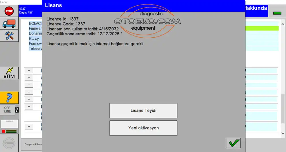 İveco Eltrac Easy v16.1 Arıza Kod Okuma