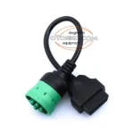 J1939 9 Pin - Obd2 Dönüştürücü Kablo Soketi / Yeşil