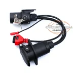 Autel Universal Wabco Knorr Bremse Fren EBS ABS ISO 7638 OBD2 Dorse Kablosu - Görsel 2