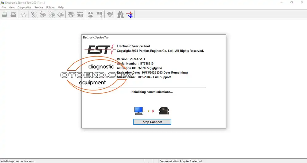 Perkins EST Elektronik Servis Aracı Perkins EST Elektronik Servis Aracı
