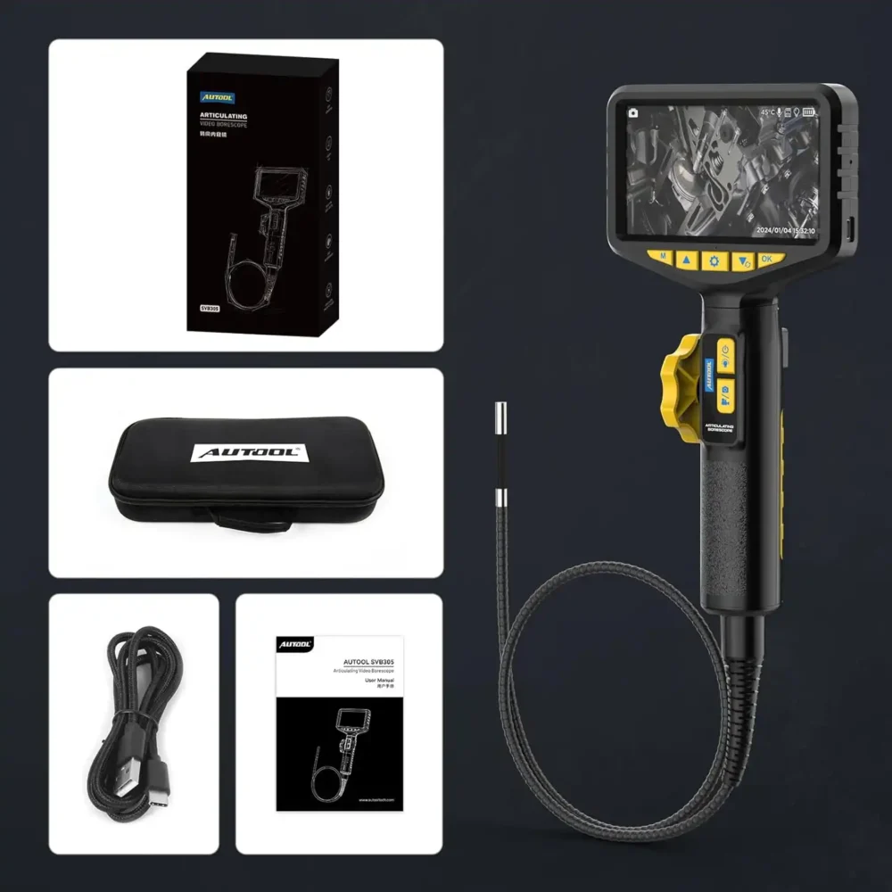 Autool SVB305 Eklemli Videoscope Yılan Kamera - Görsel 10