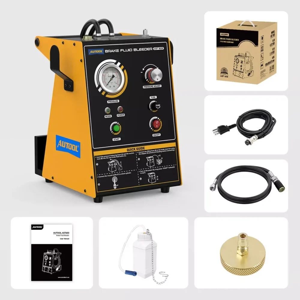 Autool AST603 Titreşimli Fren Hidrolik Yağı Tahliye Cihazı - Görsel 5