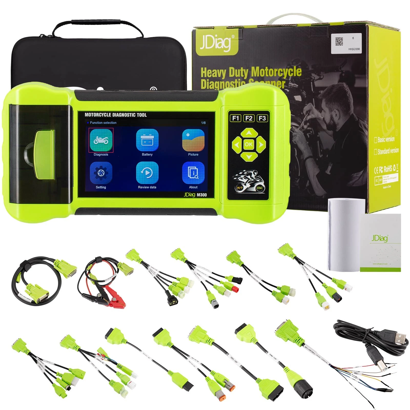 JDiag M300 Full Paket İçeriği