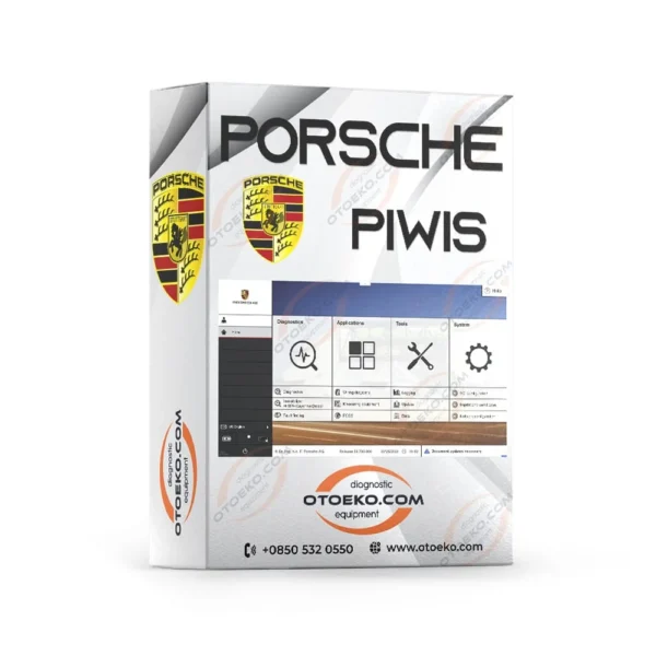 Porsche Piwis 3 Tester v43.300.22 + v38.250 Arıza Tespit Yazılımı / İngilizce