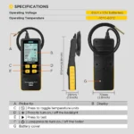 Autool AS505 Dijital Ekranlı Şanzıman Yağı Test Cihazı - Görsel 5