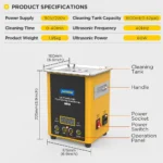 Autool CT80 Ultrasonik Temizleme Makinesi - Görsel 5