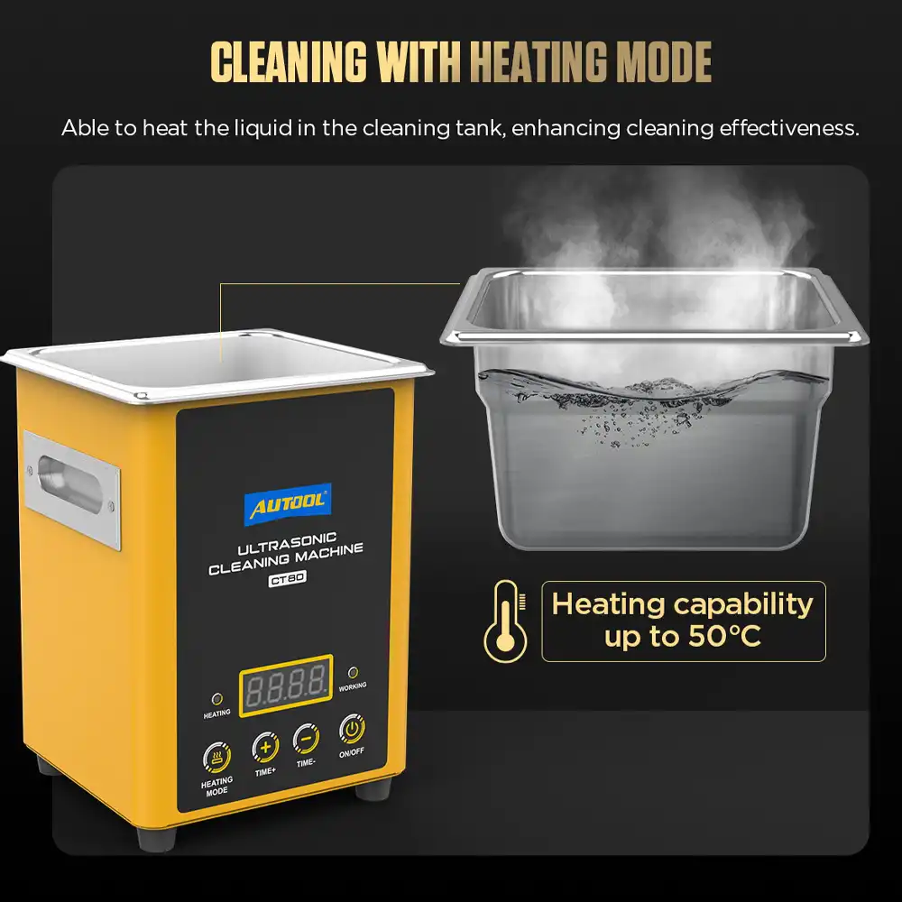 AUTOOL CT80 Isıtma Moduyla Temizlik