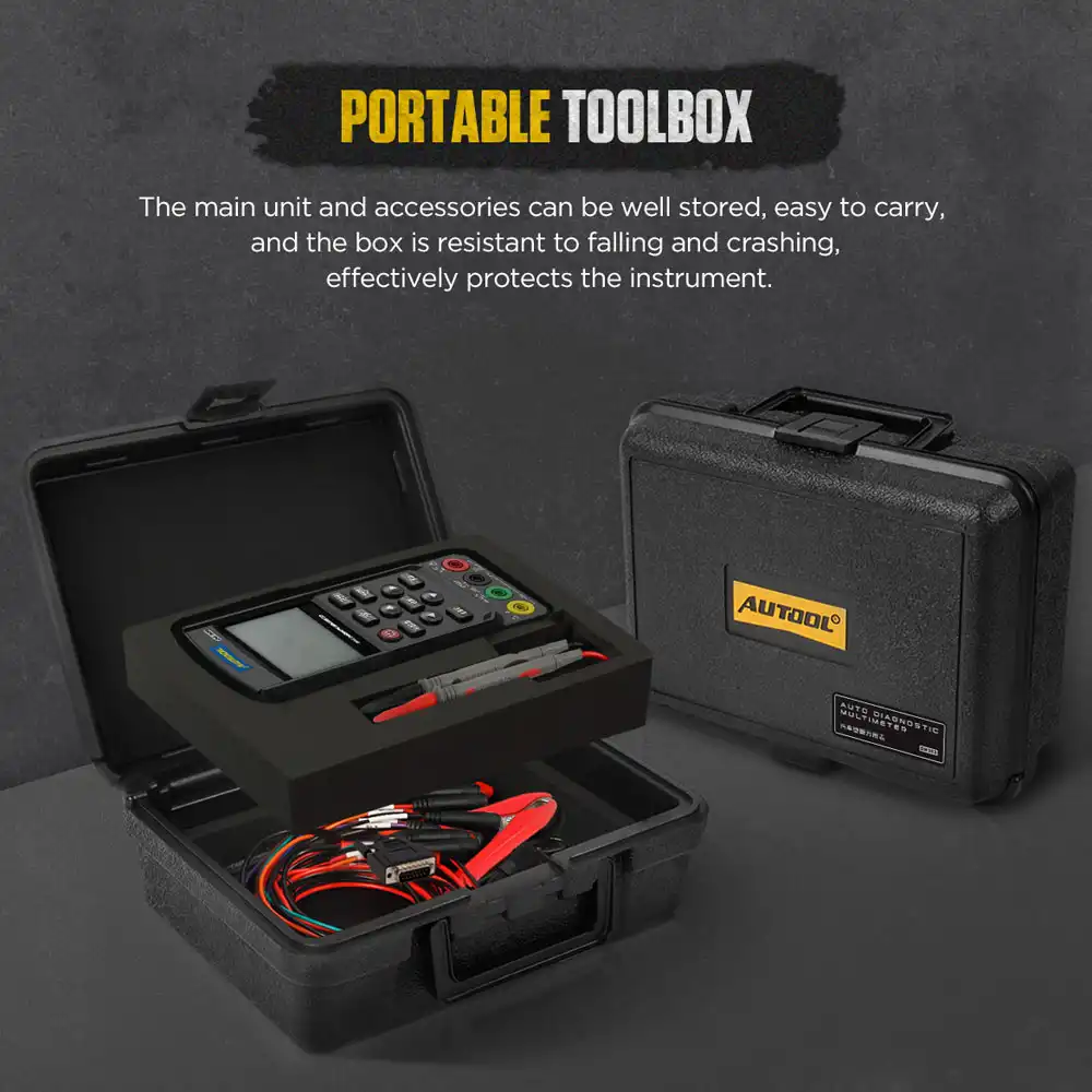 AUTOOL DM303 Taşınabilir Alet Kutusu ve Koruma